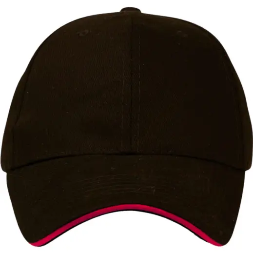 FWRD Promo Sandwich Cap Black-Red Front